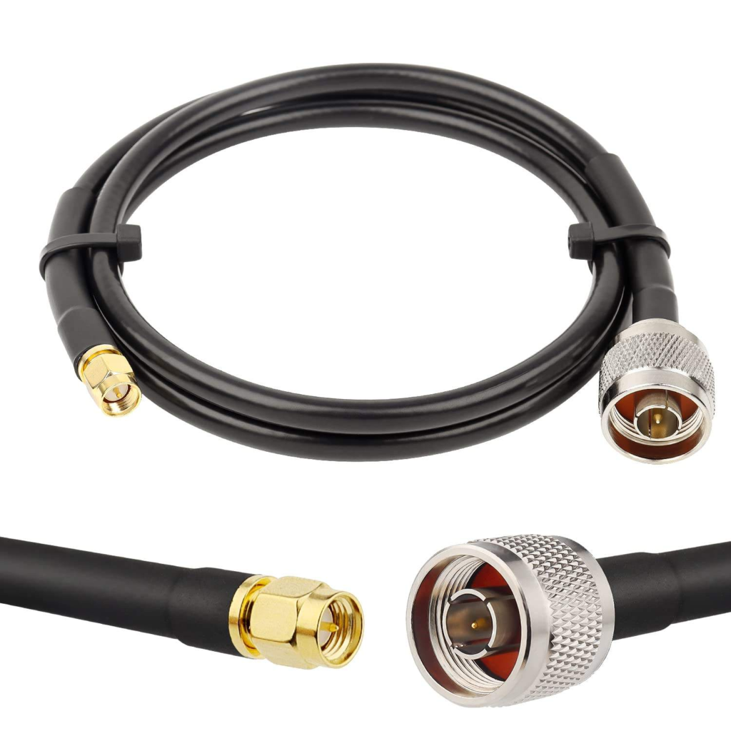 Custom N Type Male to SMA Male LMR240 RF Coaxial Cable 50ohm Low Loss Extension Jumper Cable Assembly
