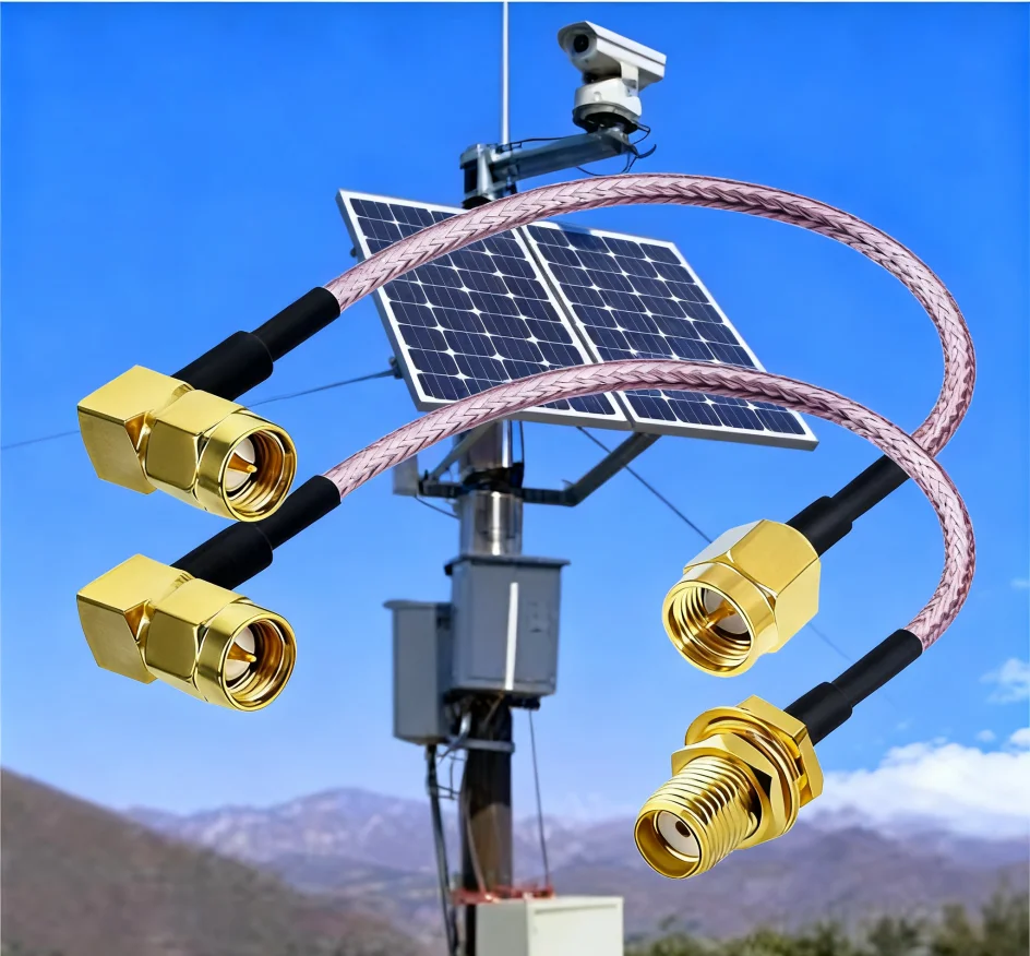 Custom SMA Female to SMA Male Coaxial Cable RG316 WiFi Antenna Extension Cable