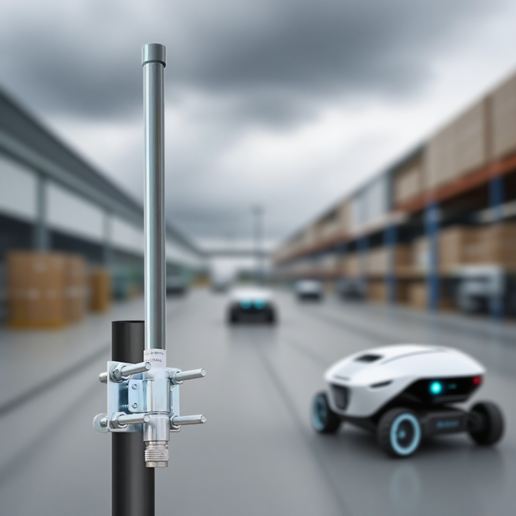 2400-2500Mhz 2.4G WIFI Outdoor Omnidirectional Waterproof 6DBI High Gain Fiberglass Antenna for Iot Terminal AP Bridge