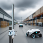 2400-2500Mhz 2.4G WIFI Outdoor Omnidirectional Waterproof 6DBI High Gain Fiberglass Antenna for Iot Terminal AP Bridge