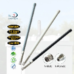 2.4GHz Fiberglass Antenna IP67 Waterproof Outdoor Wifi Antenna with N-Type Connector 8dBi Gain Vertical Polarization