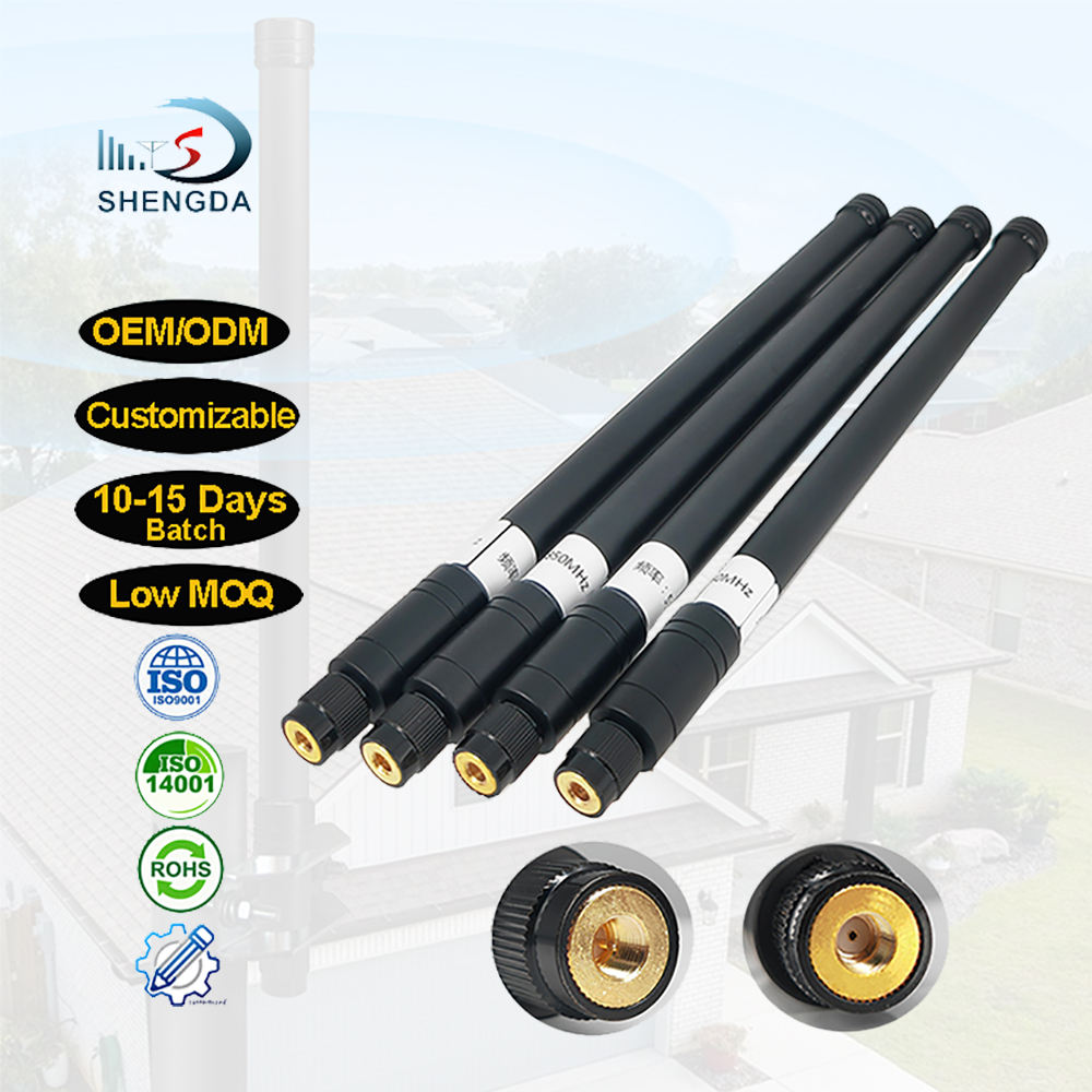 Dual Band 5dbi 2400-2500/5150-5850MHz Fiberglass Antenna OmniDirectional Communication Antenna Outdoor Waterproof WiFi Antenna