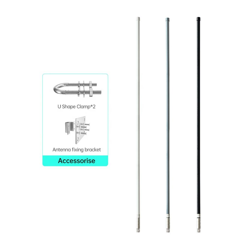 Long Distance High Gain 8dBi Omni Directional Waterproof Outdoor FRP Helium Lora 868MHz 915MHz Fiberglass Antenna