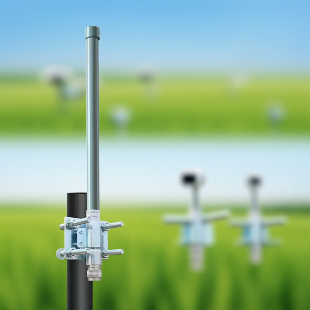 Custom 433MHZ 3dBi ISM Low Loss Long Range Transimission High Gain Outdoor Waterproof Omni Directional Fiberglass Antenna