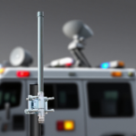 High Performance 433MHz 1.5dBi Gain Outdoor Waterproof Fiberglass Antenna Long Range RF Transmission