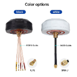 Customized 5 in 1 Waterproof Outdoor Omnidirectional Screw Mount Combined Low Profile GPS WIFI 4G LTE MIMO 5G Puck Combo Antenna