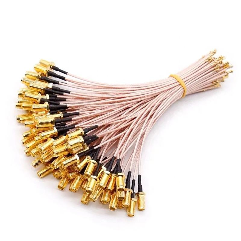 SD Factory Customized SMA Female to U.FL Mhf RG178 Pigtail Cable Good Performance Jumper Cable RF Cable Assembly