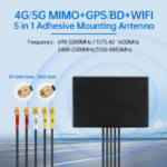 698–5000MHz 3G 4G 5G 5 in 1 Full Band High Gain Omnidirectional Waterproof Outdoor Adhesive Mount Cellular Combo MIMO Antenna