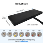 7 in 1 Combo 5G 2*2 MIMO WIFI 3*3 GPS 2*2 Combination Antenna Cellular WIFI GPS 5G 4G LTE Adhesive Mount Omnidirectional Antenna