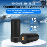 High Precision Waterproof Active Helical RTK GPS Antenna L1 L2 L5 GLONASS BD Auto Driving RTK GNSS Antenna