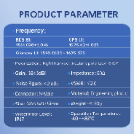 High Gain 38dBi Multi-Band Outdoor Waterproof IP67 Antenna GPS/GLONASS/Beidou Navigation Base Station for GNSS GPS Applications