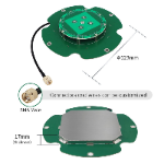 Multi Band 1166-1278MHz/ 1521-1608MHz High Precision Positioning GNSS & GPS RTK High Gain 38dBi Built-in Antenna for UAV Survey