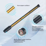 Dual Band 5dbi 2400-2500/5150-5850MHz Fiberglass Antenna OmniDirectional Communication Antenna Outdoor Waterproof WiFi Antenna