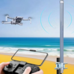 High Gain 6dBi 2400-2500MHz/5150-5850MHz Dual Band Omni Directional Outdoor Fiberglass Antenna for Drone Jammer Modules/Systems