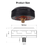 Customized 5 in 1 Waterproof Outdoor Omnidirectional Screw Mount Combined Low Profile GPS WIFI 4G LTE MIMO 5G Puck Combo Antenna