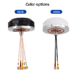 Waterproof Outdoor Low Profile 5 in 1 Omnidirectional Screw Mount Combo GPS WIFI 4G LTE MIMO 5G Puck Combination Antenna
