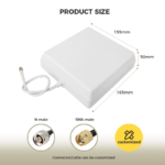 2400-2500MHz 12dBi Waterproof Outdoor Direcational Wall Mount 5G 2.4Ghz Wifi Panel Antenna