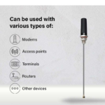 OEM Waterproof Omni Directional 2400-2500MHz External Screw Mount Outdoor Mini Wifi 2.4G 4g Lte Communication Antenna