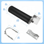 Long Range High Gain 698–4000MHz Wide Band Waterproof Omni Directional Cylinder Outdoor Cellular 3G GSM LTE 4G 5G Antenna