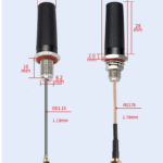 OEM Waterproof Omni Directional 2400-2500MHz External Screw Mount Outdoor Mini Wifi 2.4G 4g Lte Communication Antenna