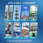 Dual Band 5dbi 2400-2500/5150-5850MHz Fiberglass Antenna OmniDirectional Communication Antenna Outdoor Waterproof WiFi Antenna