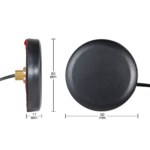 High Gain Waterproof Omni Screw Mount Outdoor 2 in 1 GPS and GSM Combo Combination Antenna