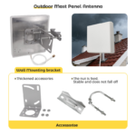 2400-2500MHz 12dBi Waterproof Outdoor Direcational Wall Mount 5G 2.4Ghz Wifi Panel Antenna