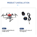 High-Precision Quadrifilar Helix Multi-Band L1 L2 L5 UAV Drone RTK GPS Glonass BD GNSS Antenna