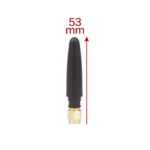 50MM Mini SMA Straight Right Angle Omni Directional Stubby Rubber Duck Router Antenna for 2.4G GSM 3G 4G LTE Vertical