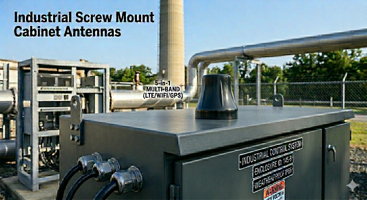 Industrial Screw Mounted Cabinet Antennas alt with keywords