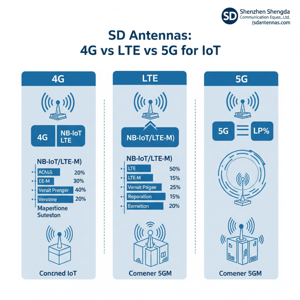 4G vs LTE vs 5G: Which is Best for IoT Applications?