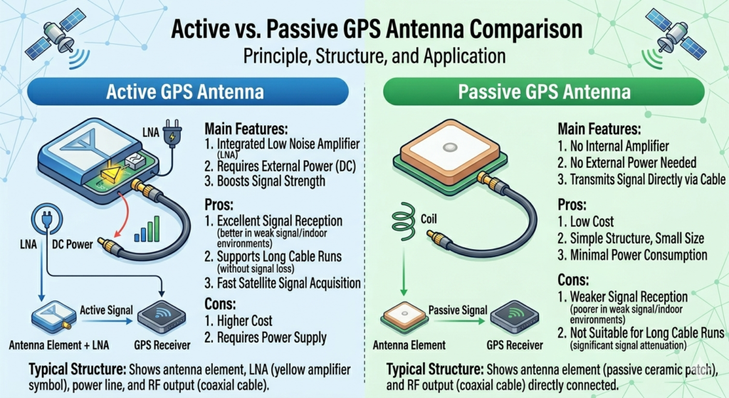 Active vs Passive GPS Antenna: Which One Should You Choose?