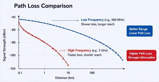 Low-frequency waves traveling over hills
