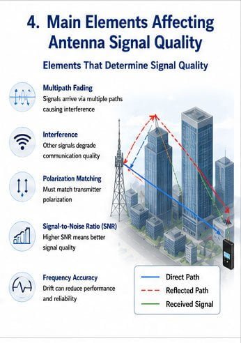 Environmental factors affecting antenna