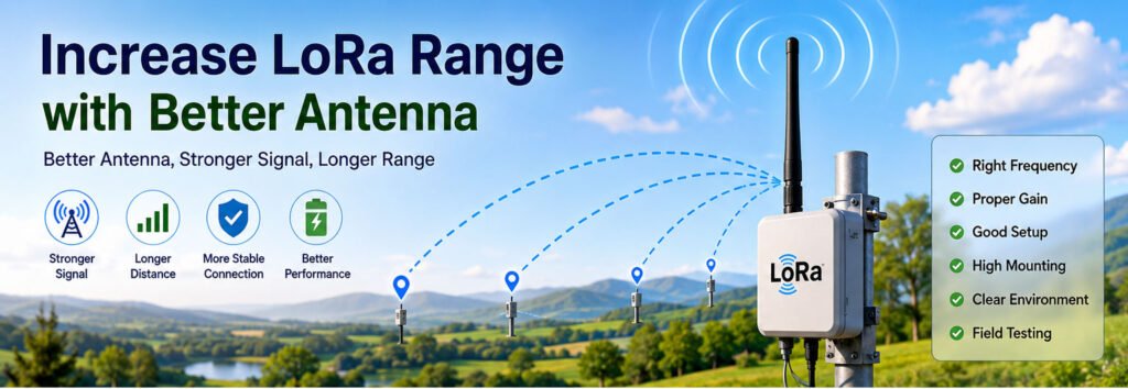 How to Increase LoRa Range with Better Antenna?
