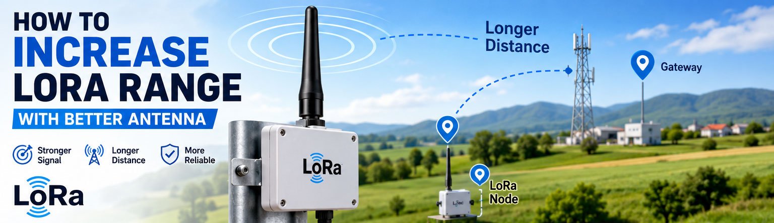 LoRa antenna range