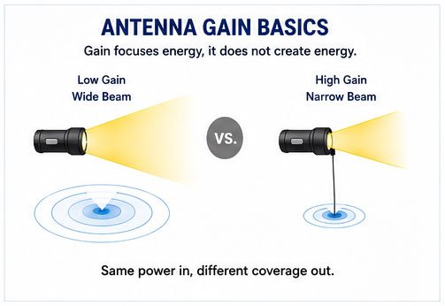 antenna gain selection guide antenna gain comparison