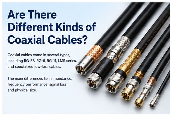 coaxial cable types comparison different types of coaxial cables