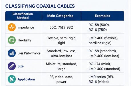 coaxial cable internal layers coaxial cable cross-section