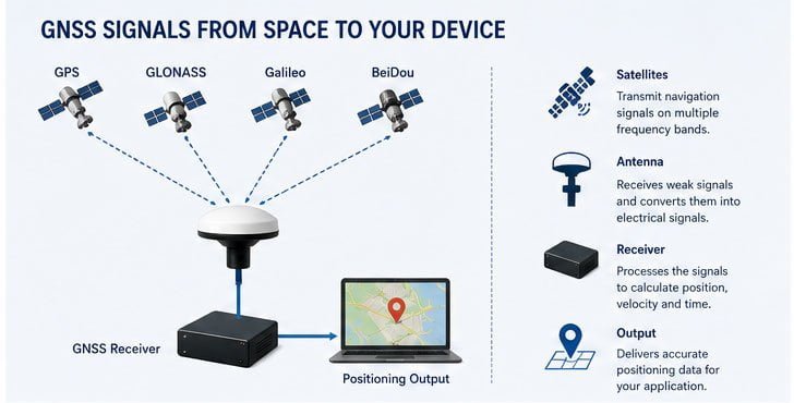 different GNSS antenna sizes GNSS antenna size comparison
