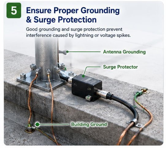 minimizing interference to improve antenna performance improving outdoor antenna performance
