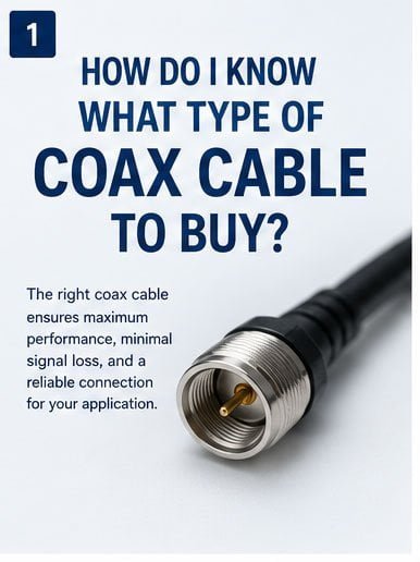choosing the right coax cable type Coaxial cable selection guide