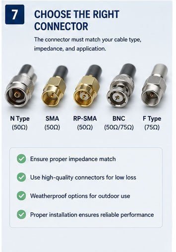 determining best coax for project Project-specific coax cable selection