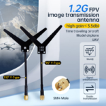 Shengda 1100-1300MHz Y-shape Omnidirectional FPV Antenna for Racing Image Transmission 1.2GHz UAV Drone Antenna