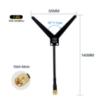 Shengda 1100-1300MHz Y-shape Omnidirectional FPV Antenna for Racing Image Transmission 1.2GHz UAV Drone Antenna