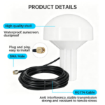 GPS Mushroom High Gain 32dBi Positioning Antenna Marine Boat Navigation Antenna GPS/GNSS Antenna