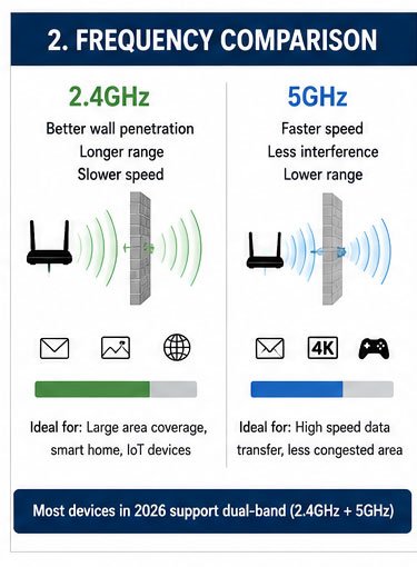 Different WiFi antennas for various applications Home and industrial WiFi antenna comparison