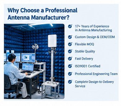 Reliable industrial WiFi antenna