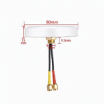 3 in 1 GPS 4G 5G WiFi Antenna, Waterproof Omnidirectional Screw Mount SMA Combination Antenna for OEM
