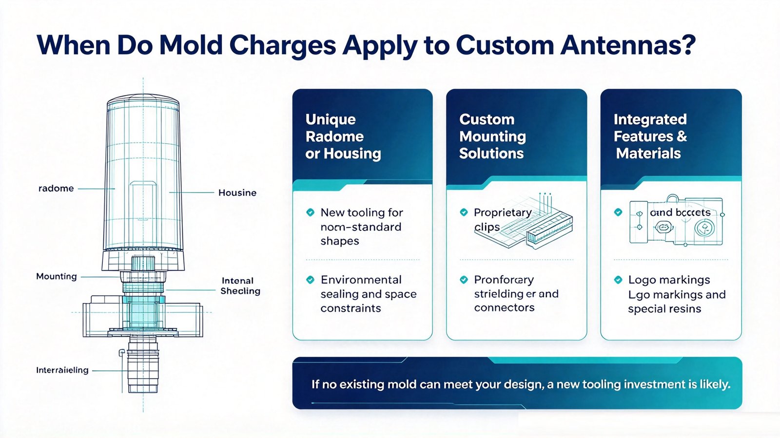 Understanding when mold charges apply to custom antennas custom-antennas-mold-charges-apply